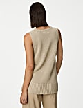 Pure Linen Knitted Vest