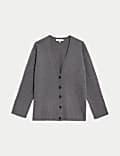 Merino Wool Rich Cardigan With Cashmere