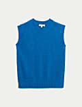 Textured Crew Neck Jumper With Mohair