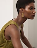 Metallic Knitted Vest Top