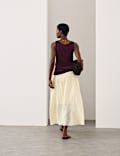 Metallic Knitted Vest Top