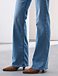 High Waisted Flared Jeans