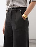 High Waisted Straight Leg Carpenter Jean