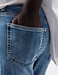 High Waisted Straight Leg Jeans
