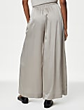 Pure Silk Wide Leg Trousers