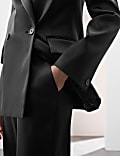 Satin Straight Leg Trousers
