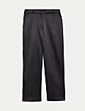 Satin Straight Leg Trousers