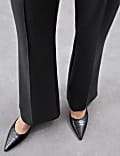 Flared Trousers with Wool