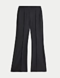 Flared Trousers with Wool
