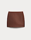 Mini A-Line Skirt with Wool