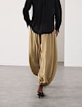 Pure Silk Balloon Trousers