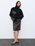 Pure Wool Brushed Roll Neck Jumper
