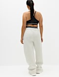 Scuba Pleated High Waisted Barrel Jogger