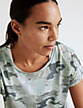 Lightweight Scoop Neck Relaxed T-Shirt