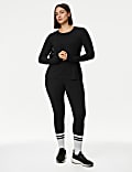 Scoop Neck Long Sleeve Top