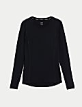 Scoop Neck Long Sleeve Top