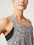 Scoop Neck Relaxed Sleeveless Yoga Top
