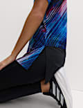 Scoop Neck Mesh Back T-Shirt