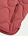 Packaway Quilted Funnel Neck Jacket