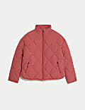 Packaway Quilted Funnel Neck Jacket