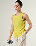 Scoop Neck Vest Top with Merino Wool