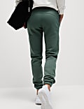 Cotton Rich RelaxedHigh Waisted Joggers