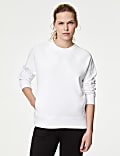 Cotton Rich Crew Neck Sweat-shirt