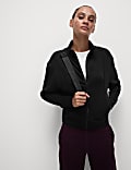 Funnel Neck Zip Up Yoga Sweatshirt