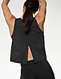  Cropped Split Back Yoga Vest Top