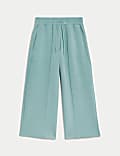 High Waisted Wide Leg Culottes