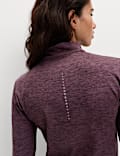 Funnel Neck Half Zip Running Top