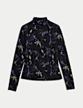 Ultraheat™ Printed Half Zip Running Top