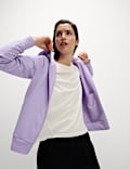 Cotton Rich Relaxed Zip Up Hoodie