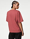 Pure Cotton Crew Neck Boxy T-Shirt