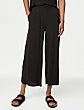 Modal Rich High Waisted Wide Leg Culottes