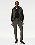 Cotton Rich Mesh Panel Relaxed Hoodie