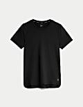 T-shirt coupe ajustée à décolleté rond