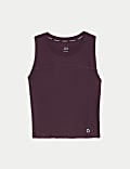 Scoop Neck Fitted Crop Vest Top
