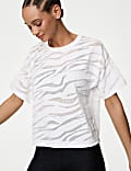 Cotton Rich Lightweight Scoop Neck Relaxed T-Shirt