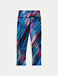 Go Train High Waisted Cropped Gym Leggings