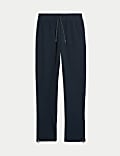 Rib High Waisted Tapered Joggers