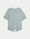 Modal Blend Lightweight Tie Back T-Shirt