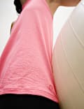 Maillot de corps en coton et modal mélangés noué dans le dos