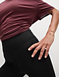 Ribbed High Waisted Flared Yoga Leggings