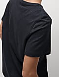 Cotton Rich Crew Neck Relaxed T-Shirt