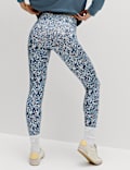 Go Balance Printed Wrap Waist Yoga Leggings