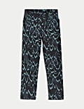 Go Balance Printed Cropped Yoga Leggings