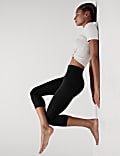 Go Balance Wrap Waist Cropped Yoga Leggings