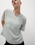 Camiseta ligera de algodón para yoga