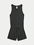 Modal Rich Ribbed Relaxed Playsuit